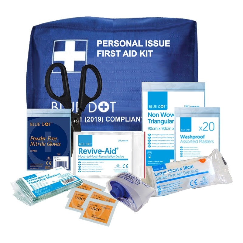 Blue Dot™ BS 8599-1 Personal Issue First Aid Kit - First Aid House